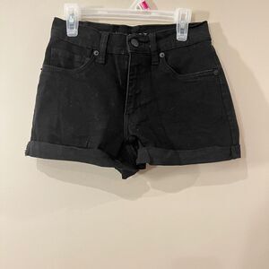Aeropostale Black Jean Shorts